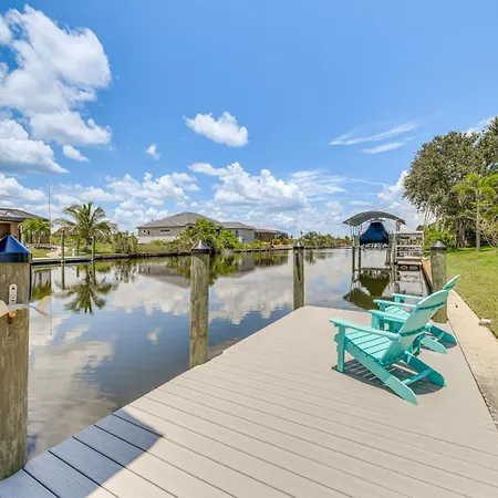 12 Mi To Gulf Port Charlotte Home With Boat Dock